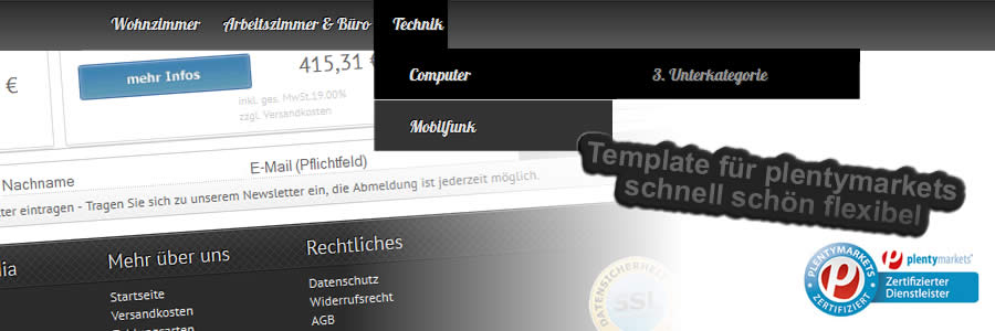 Tetemplate für plentymarkets